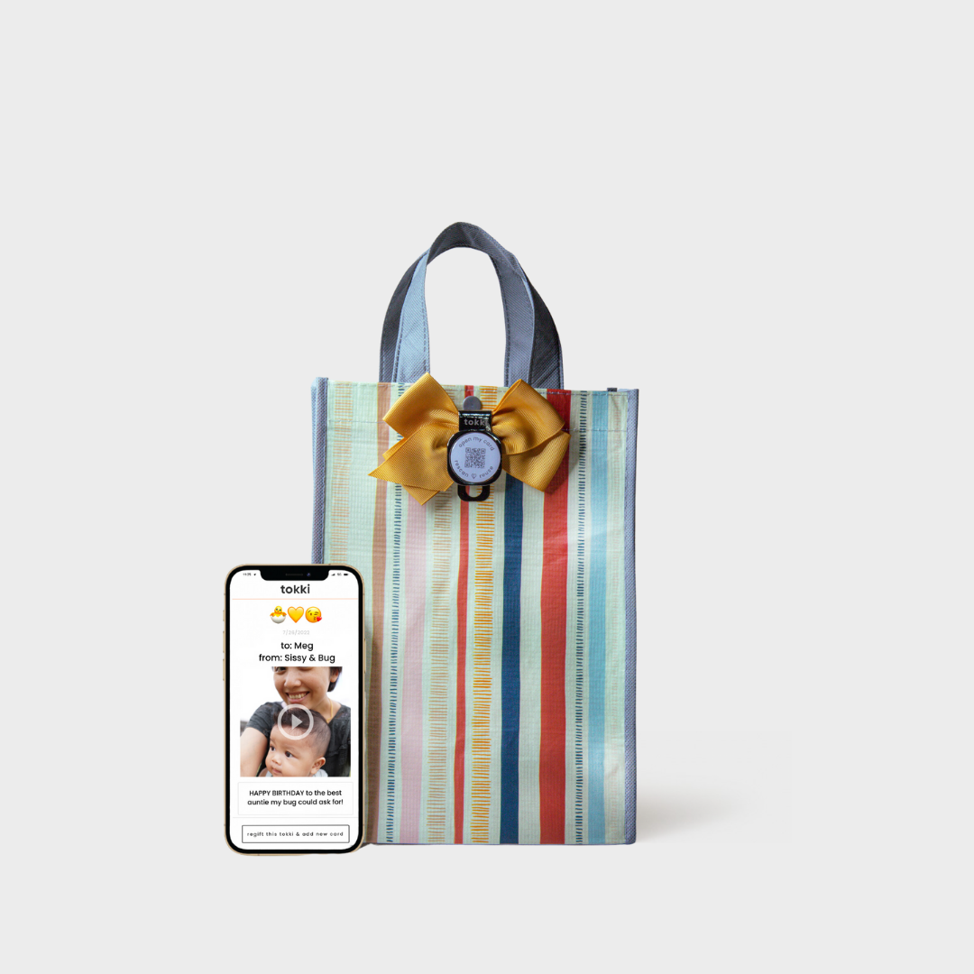 Empower | Wine | Reusable Gift Bag + QR Greeting Card