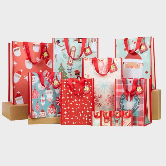 11 Piece Variety Holiday Bundle | Reusable Gift Bag + QR Greeting Card