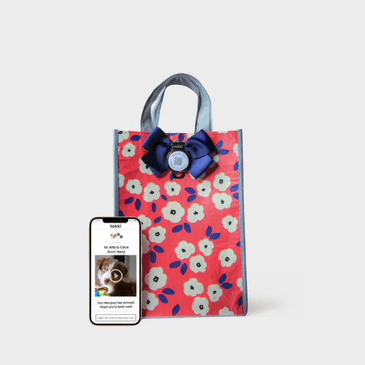 Admire | Medium | Reusable Gift Bag + QR Greeting Card