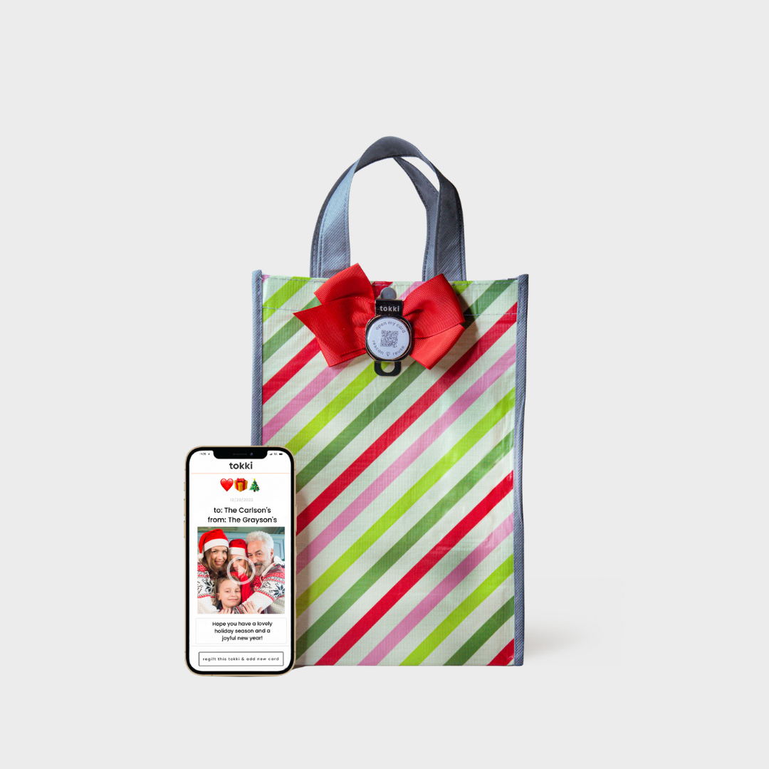 Twinkle | Medium | Reusable Gift Bag + QR Greeting Card