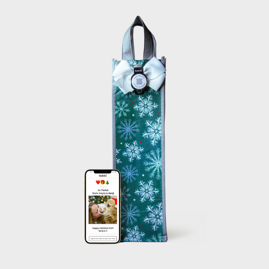 Believe | Wine | Reusable Gift Bag + QR Greeting Card