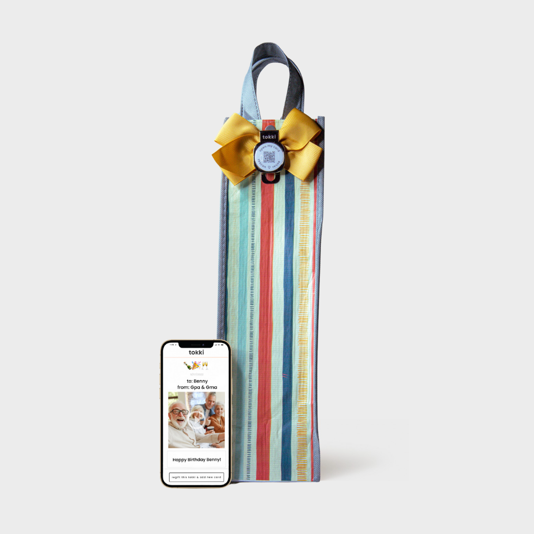 Empower | Medium | Reusable Gift Bag + QR Greeting Card