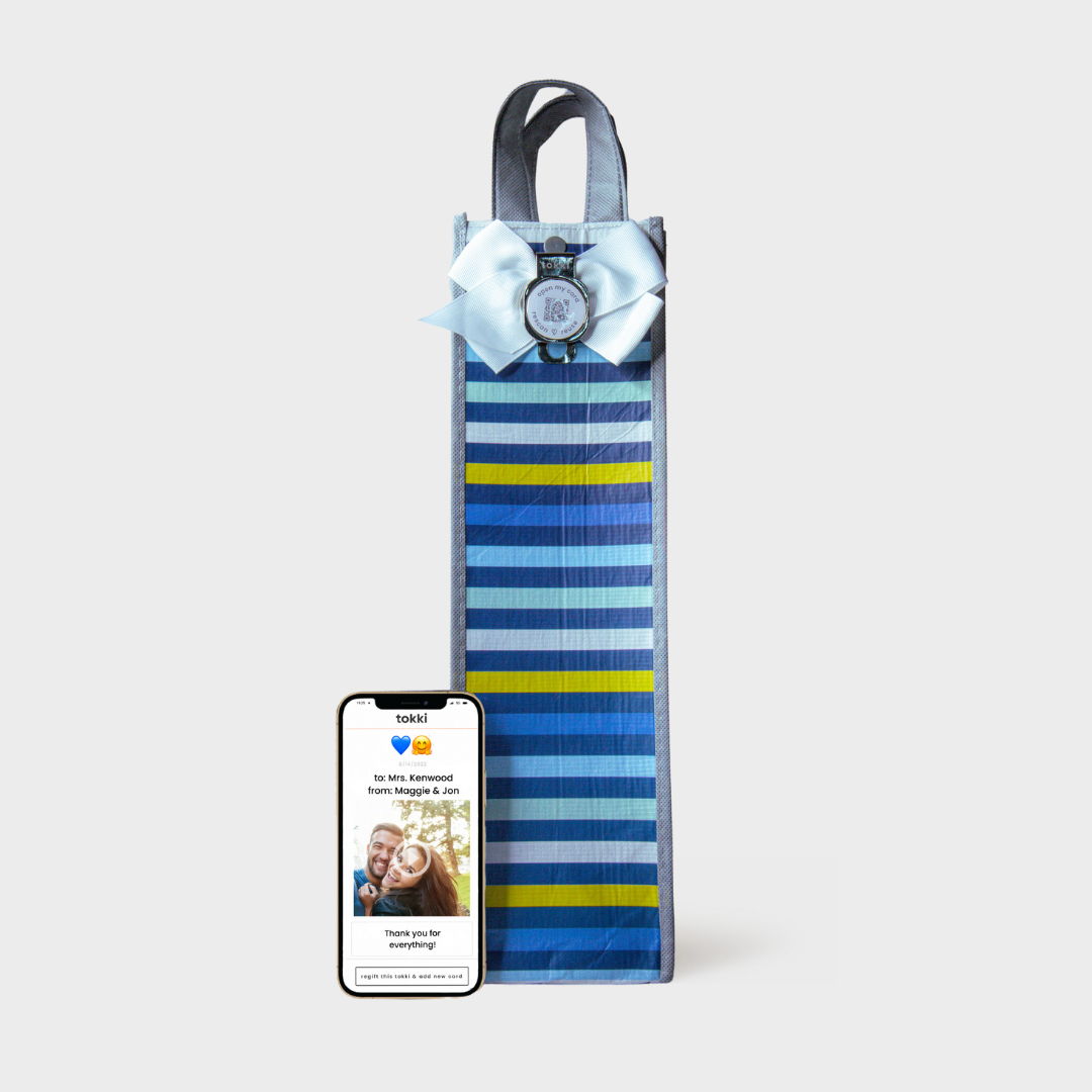 Gleam | Wine | Reusable Gift Bag + QR Greeting Card