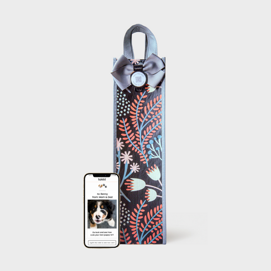 Inspire | Wine | Reusable Gift Bag + QR Greeting Card