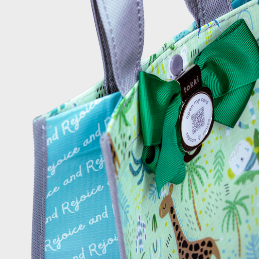 Explore | Medium | Reusable Gift Bag + QR Greeting Card