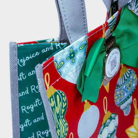 Dazzle | Medium | Reusable Gift Bag + QR Greeting Card