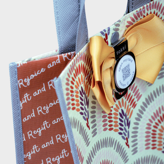 Dream | Medium | Reusable Gift Bag + QR Greeting Card