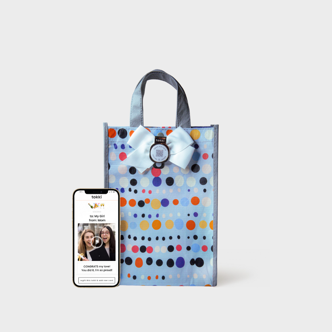 Pop | Wine | Reusable Gift Bag + QR Greeting Card