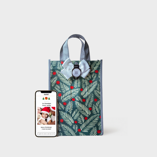 Delight | Medium | Reusable Gift Bag + QR Greeting Card