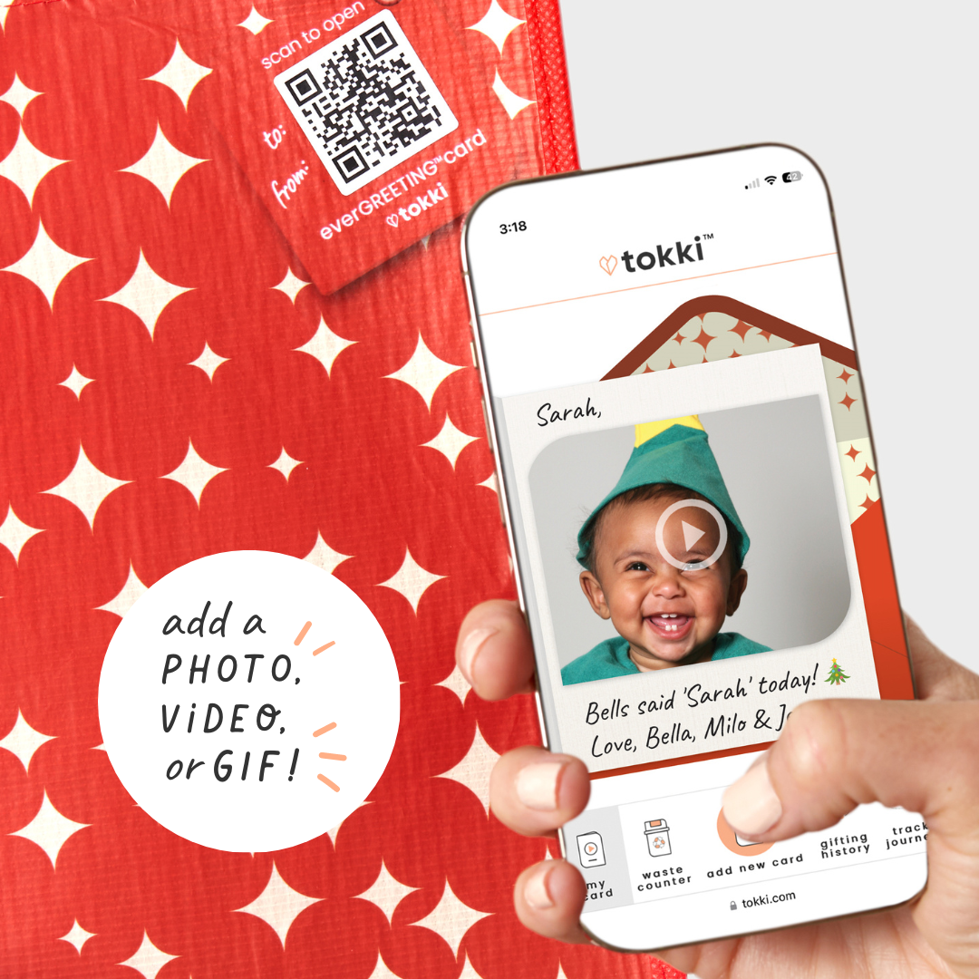 Nutcracker | Extra Large | Reusable Gift Bag + QR Greeting Card