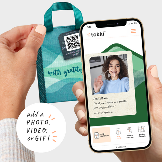 Gratitude | Reusable Gift Card Holder + QR Greeting Card