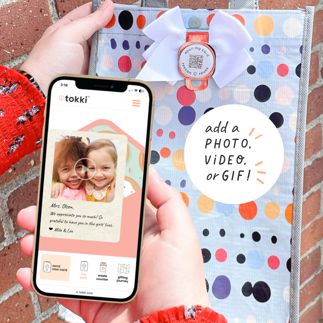 Empower | Medium | Reusable Gift Bag + QR Greeting Card