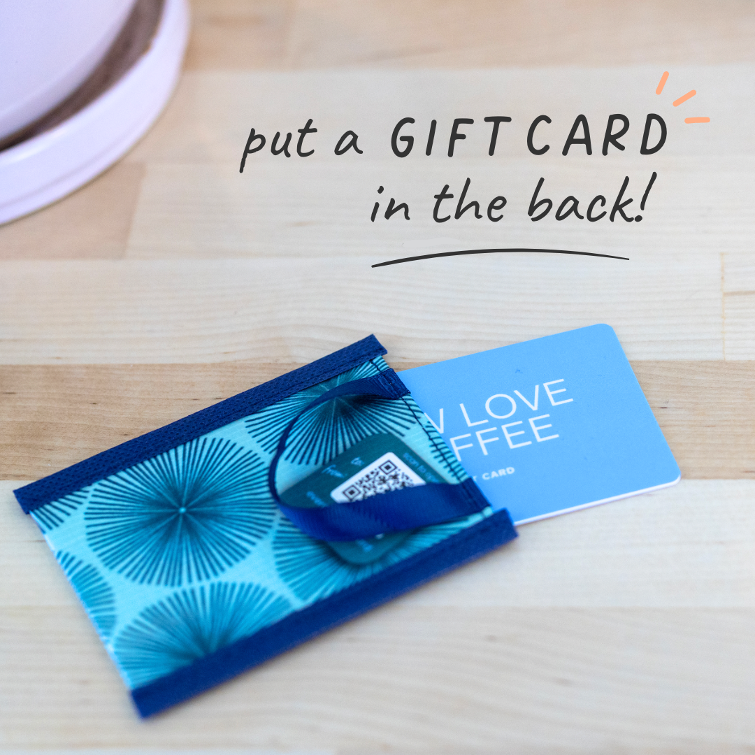Gingerbread | Reusable Gift Card Holder + QR Greeting Card