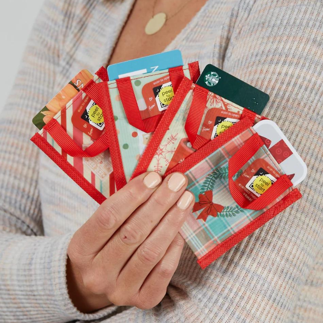 Snowfall | Reusable Gift Card Holder + QR Greeting Card