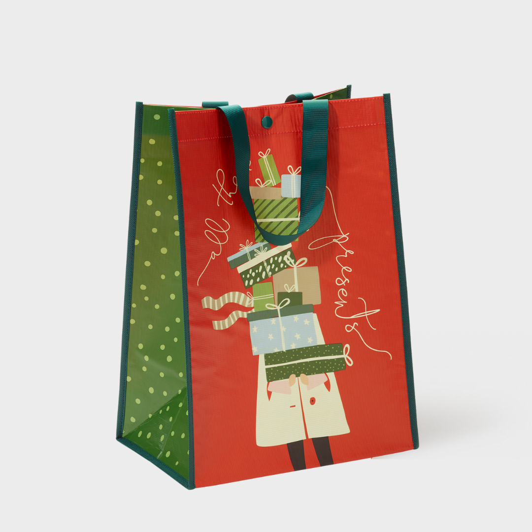 All The Presents | Large | Reusable Gift Bag + QR Greeting Card