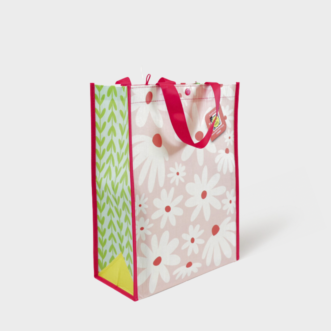Daisy Chain | Large | Reusable Gift Bag + QR Greeting Card