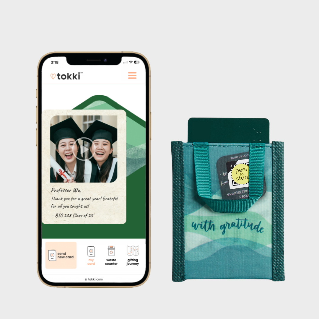 Gratitude | Reusable Gift Card Holder + QR Greeting Card