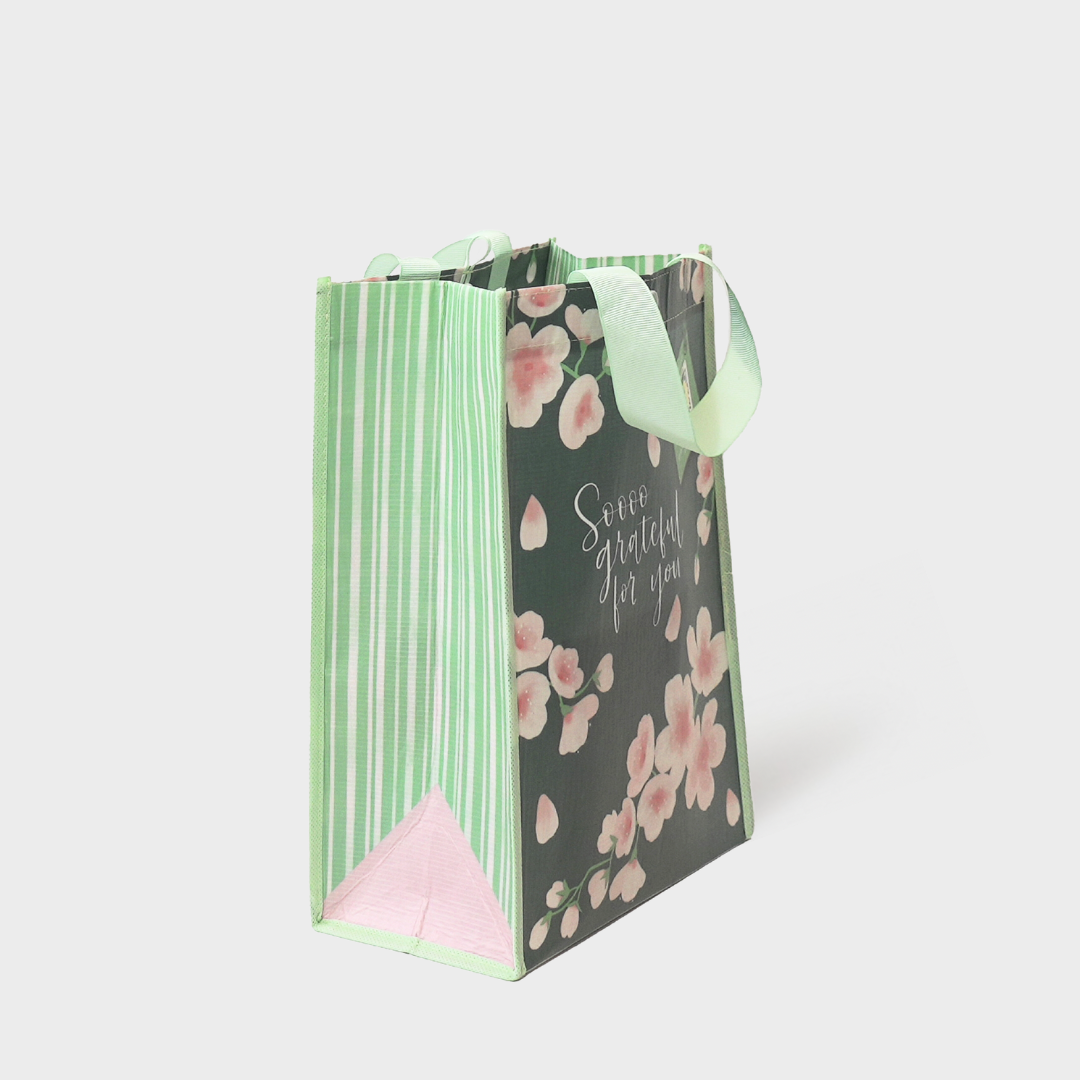 So Grateful | Medium | Reusable Gift Bag + QR Greeting Card