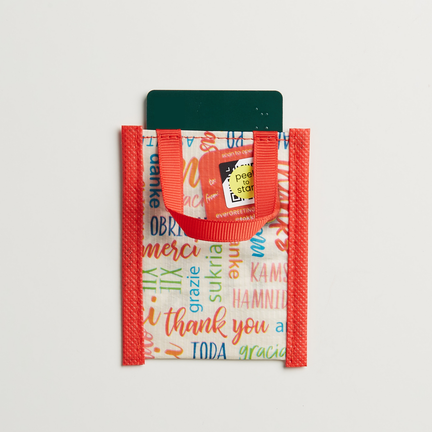 Reusable Gift Card Holder + QR Greeting Card Bundle | 8 Pieces