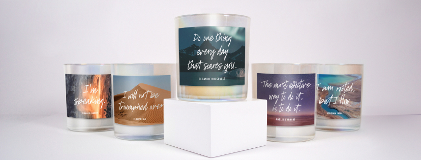 The “Women Who Light Us Up” Candle Collection Is Here | Inspiring Words from Legendary Women