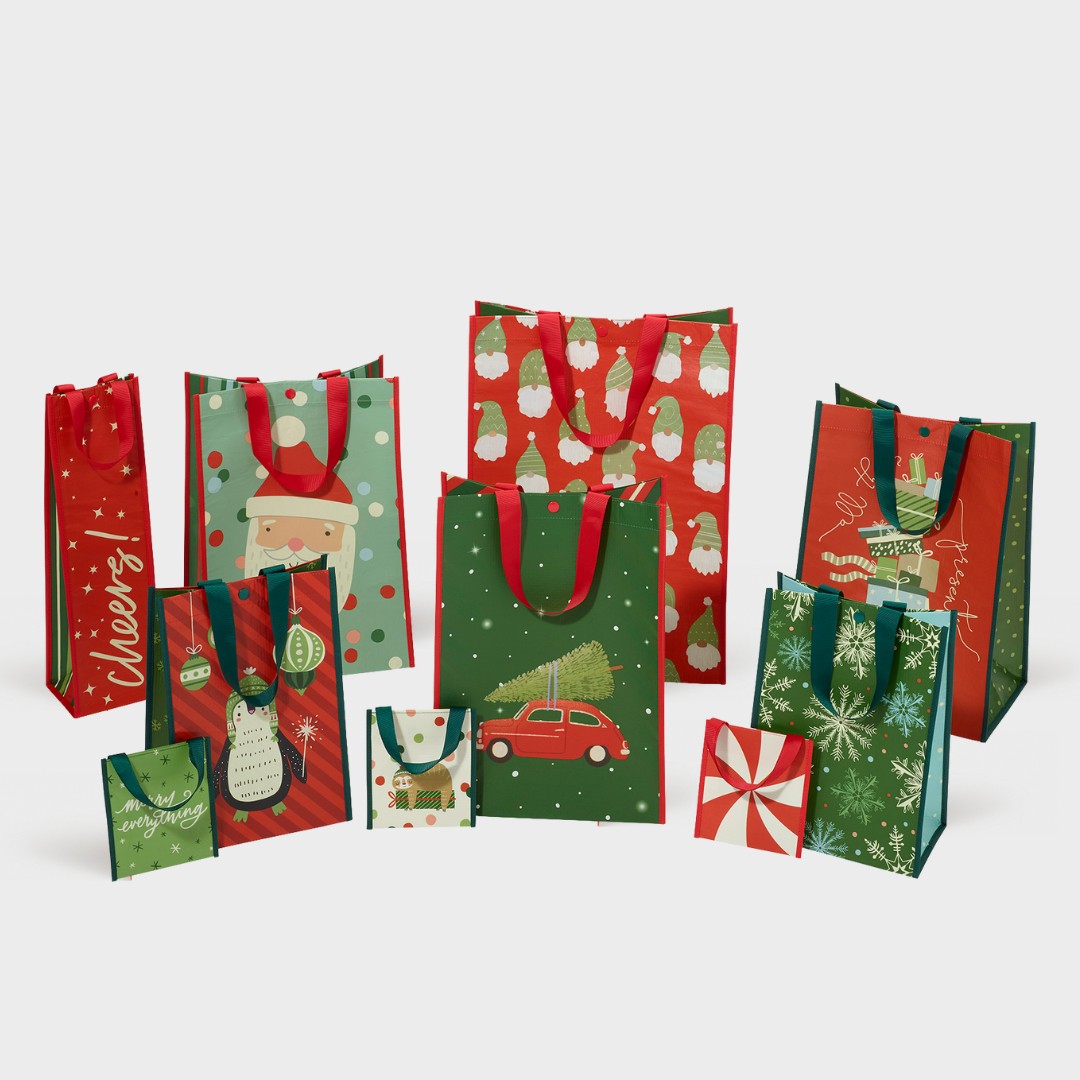 All The Presents | Large | Reusable Gift Bag + QR Greeting Card