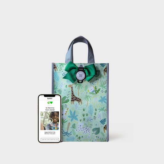 Explore | Medium | Reusable Gift Bag + QR Greeting Card