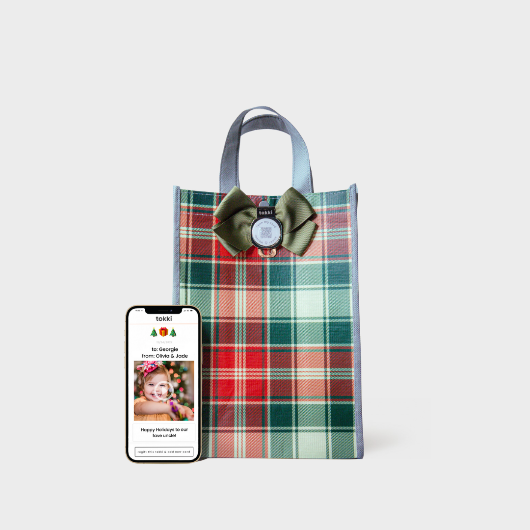 Remember | Medium | Reusable Gift Bag + QR Greeting Card – Tokki
