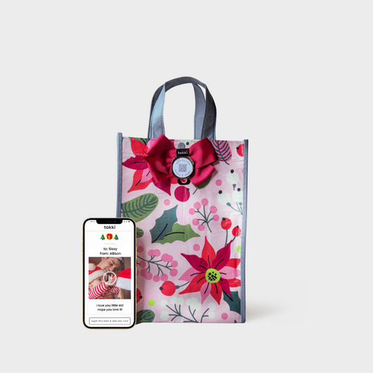 Shine | Medium | Reusable Gift Bag + QR Greeting Card