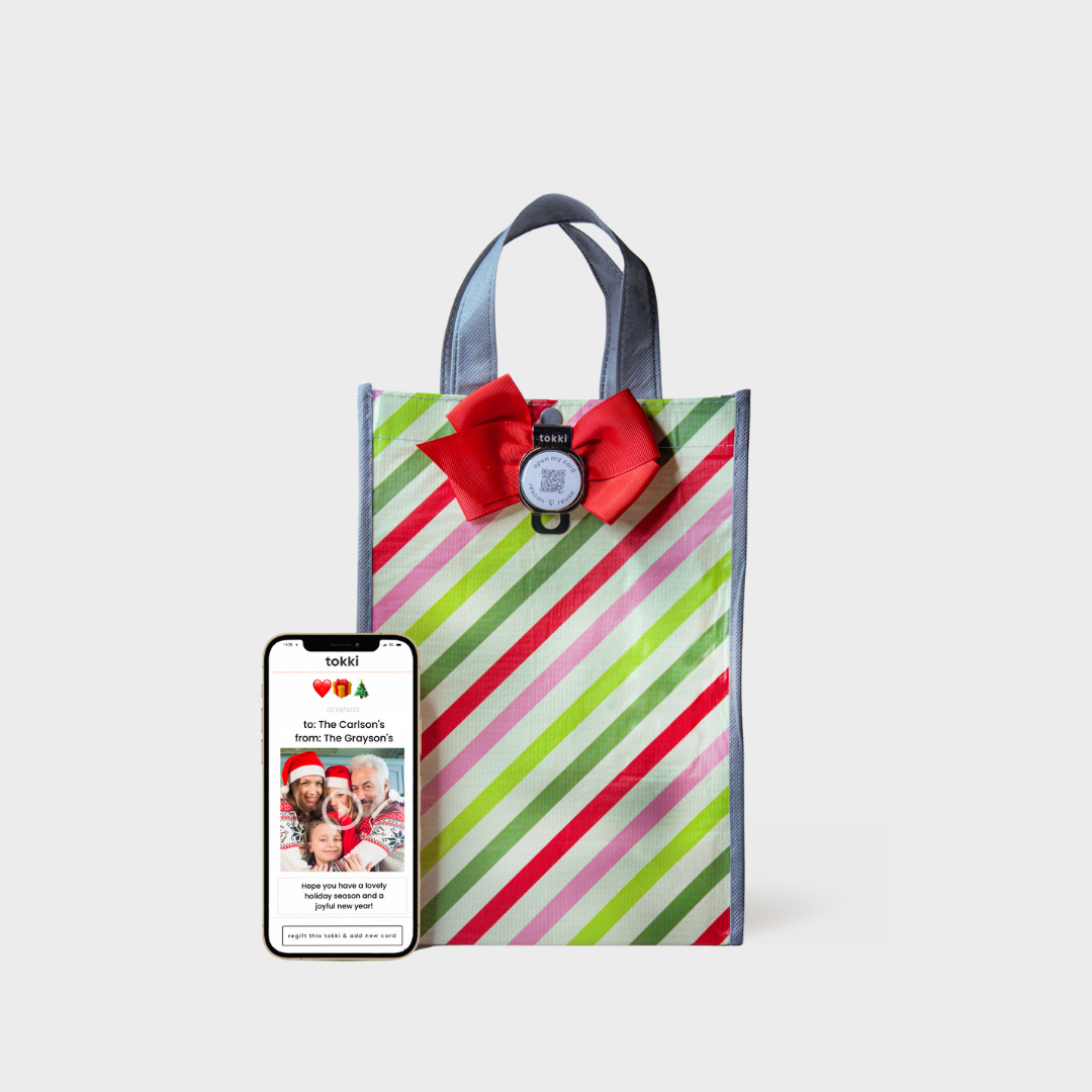 Twinkle | Wine | Reusable Gift Bag + QR Greeting Card