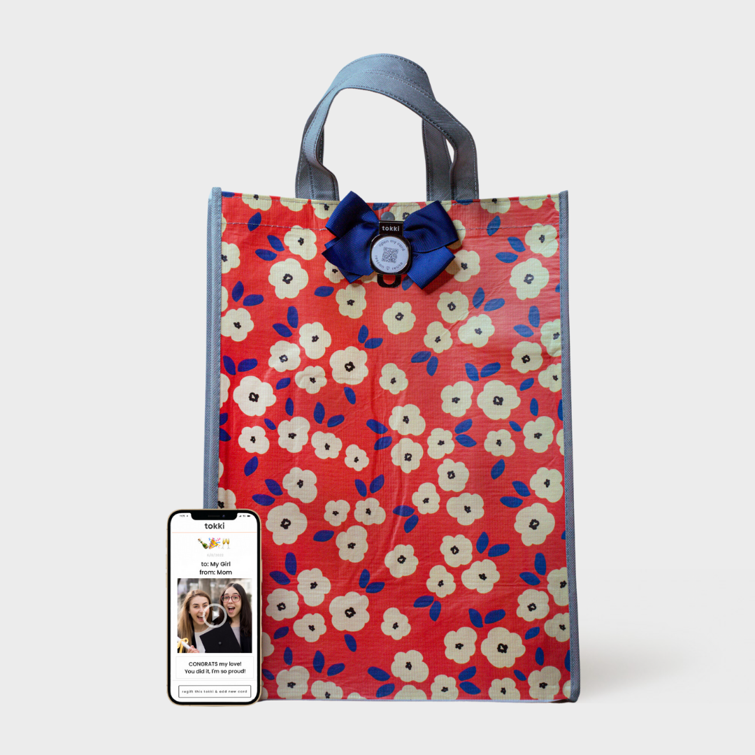 Admire | Large | Reusable Gift Bag + QR Greeting Card