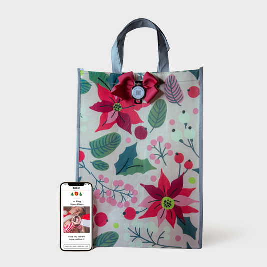 Shine | Large | Reusable Gift Bag + QR Greeting Card