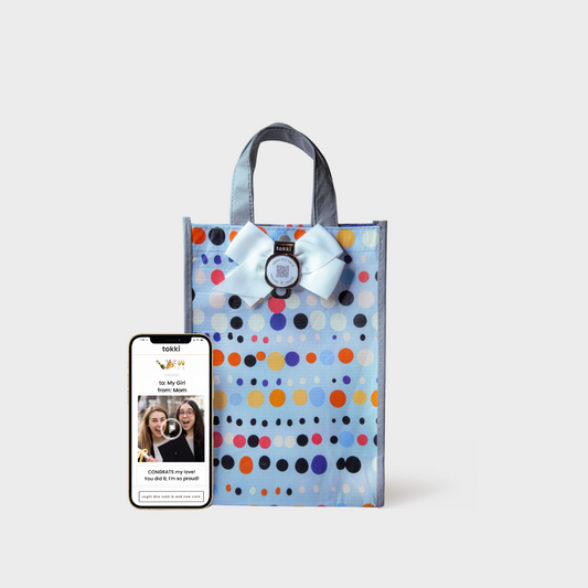 Cheers | Medium | Reusable Gift Bag + QR Greeting Card