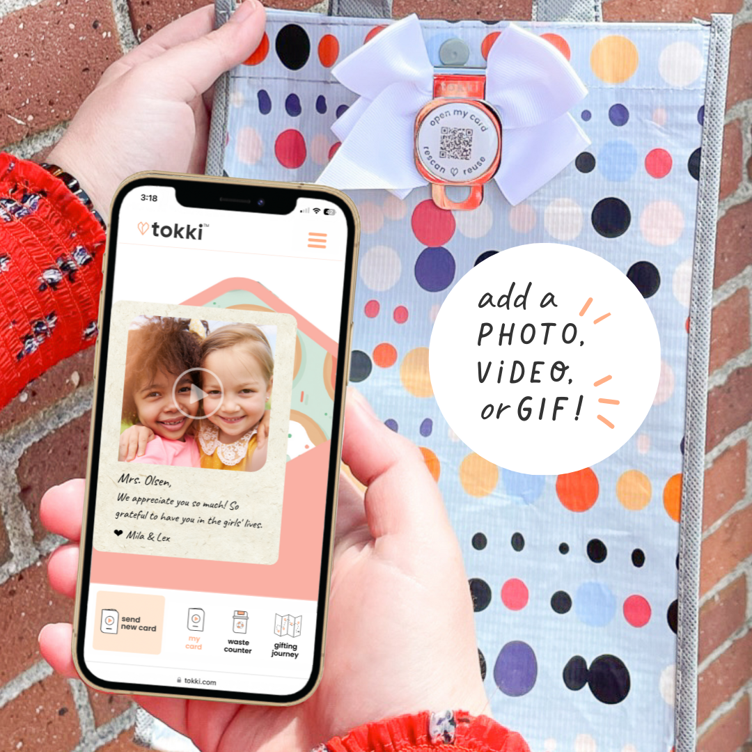 Explore | Medium | Reusable Gift Bag + QR Greeting Card