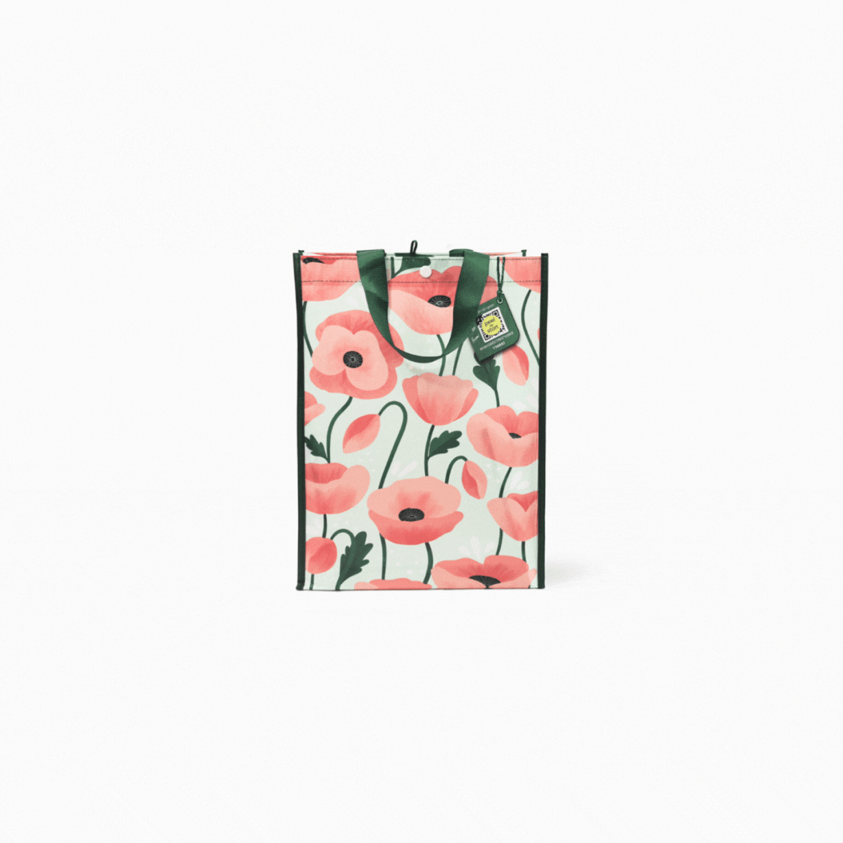 Poppy Fields | Large | Reusable Gift Bag + EverGREETING™️ Card