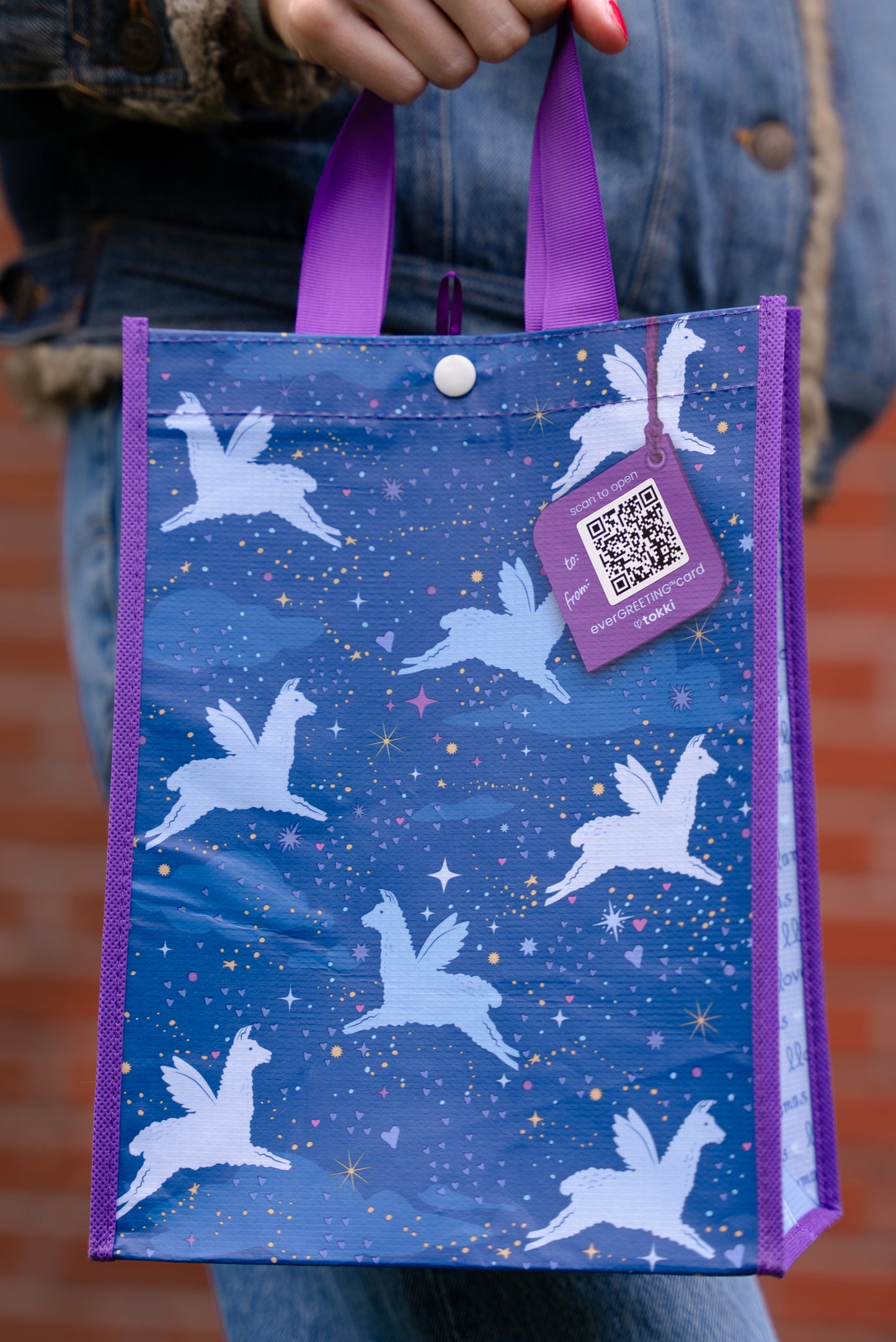 Soar | Medium | Reusable Gift Bag + QR Greeting Card