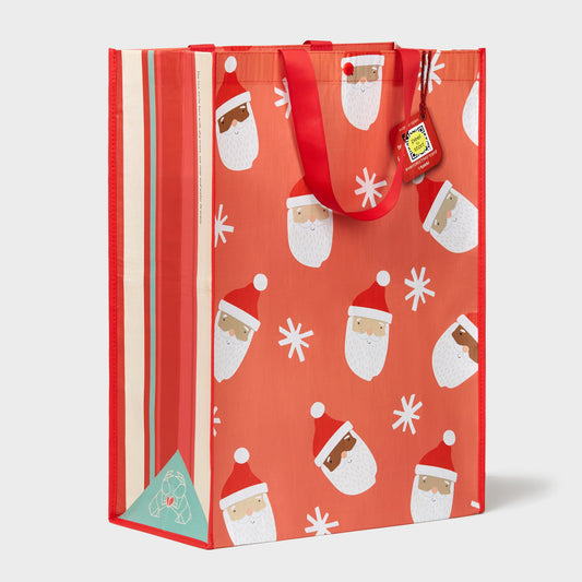 Santa Snowflake | Extra Large | Gift Bag + EverGREETING™️ Card