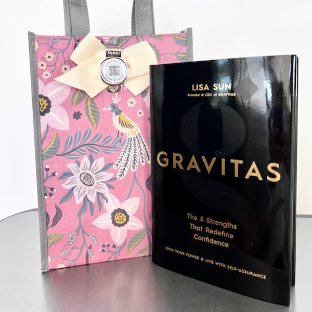 Gravitas Book Gift Set with Reusable Gift Bag + QR Greeting Card