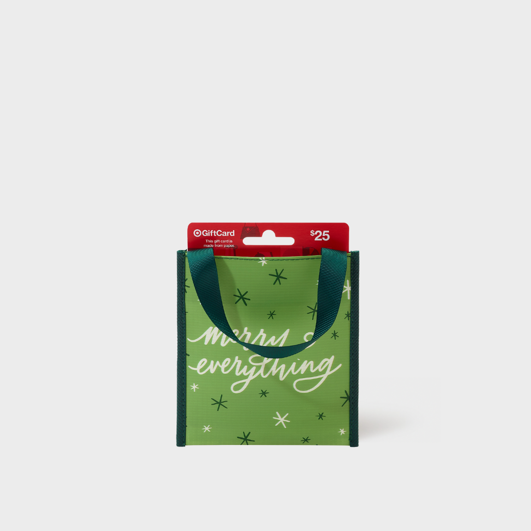 Merry Everything | Reusable Gift Gift Card Holder + QR Greeting Card