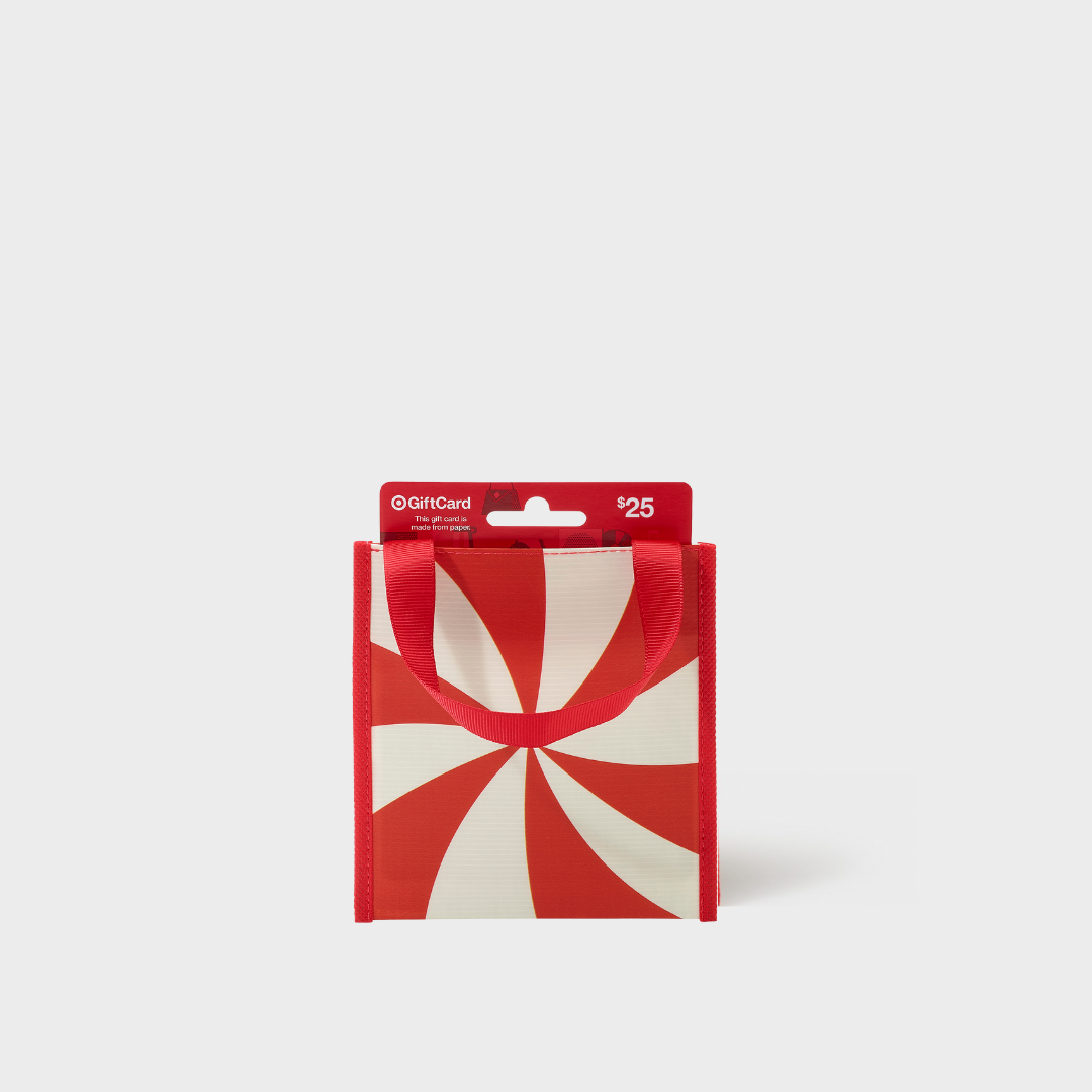 Red Swirl | Reusable Gift Gift Card Holder + QR Greeting Card