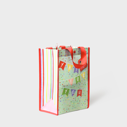 Yay For You | Medium | Reusable Gift Bag + QR Greeting Card